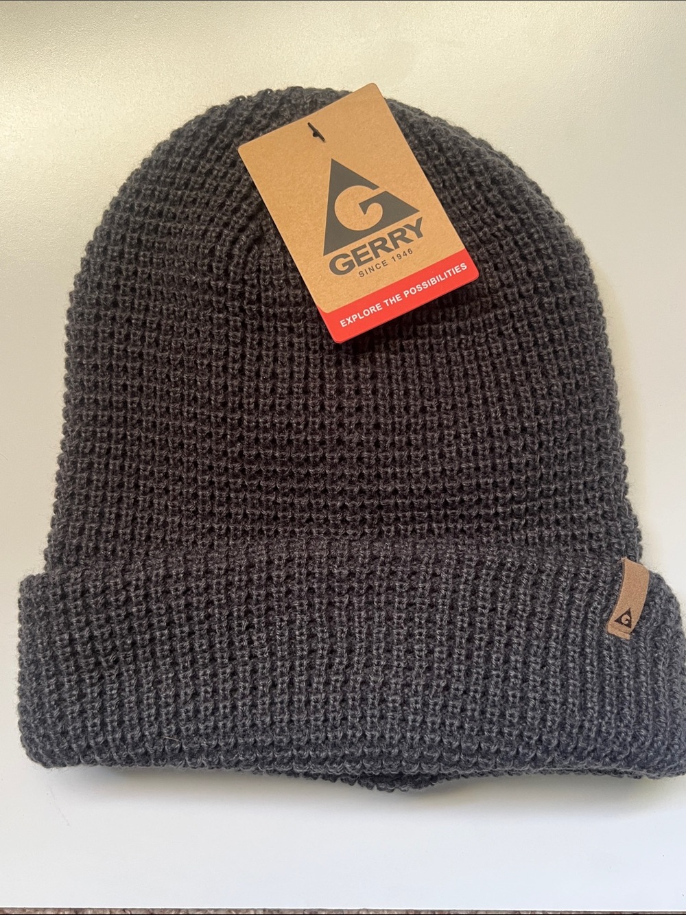 Thermal Beanie Fur Lined Gray Gerry NWT